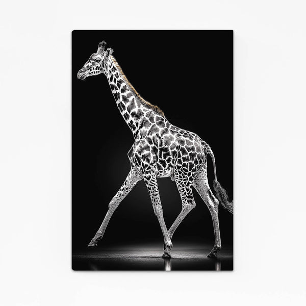 Giraffe Print Canvas