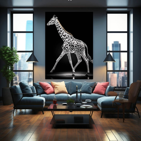 Giraffe Print Canvas