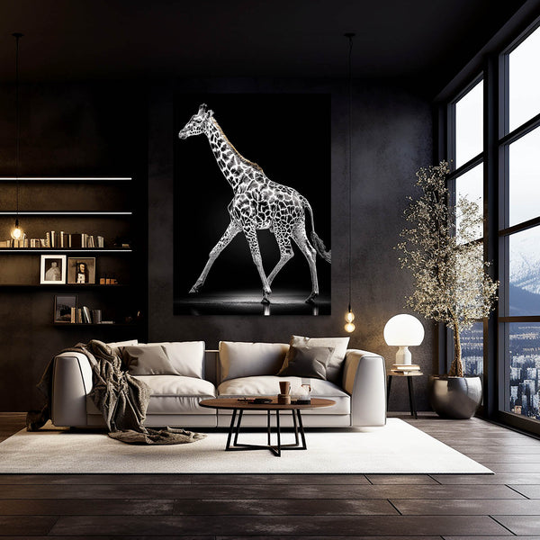 Giraffe Print Canvas