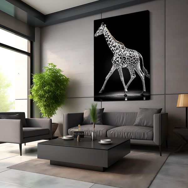Giraffe Print Canvas