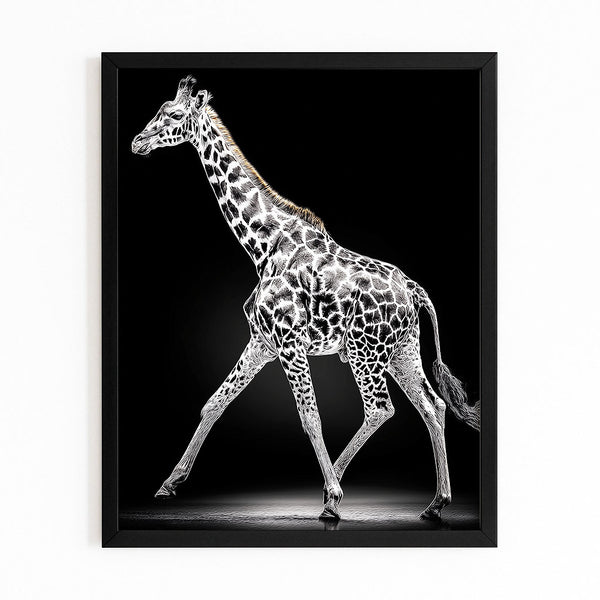 Giraffe Print Canvas