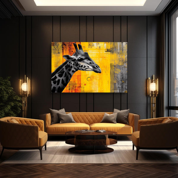 Giraffe Print Yellow