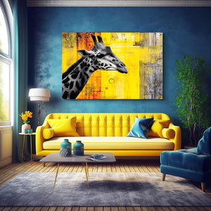 Giraffe Print Yellow