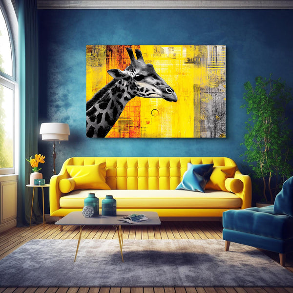 Giraffe Print Yellow