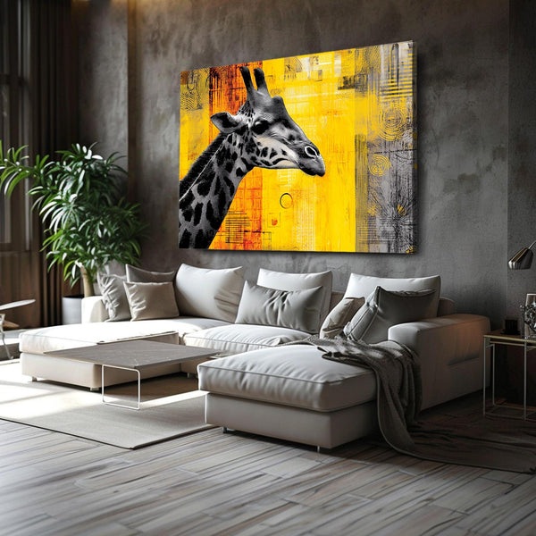 Giraffe Print Yellow