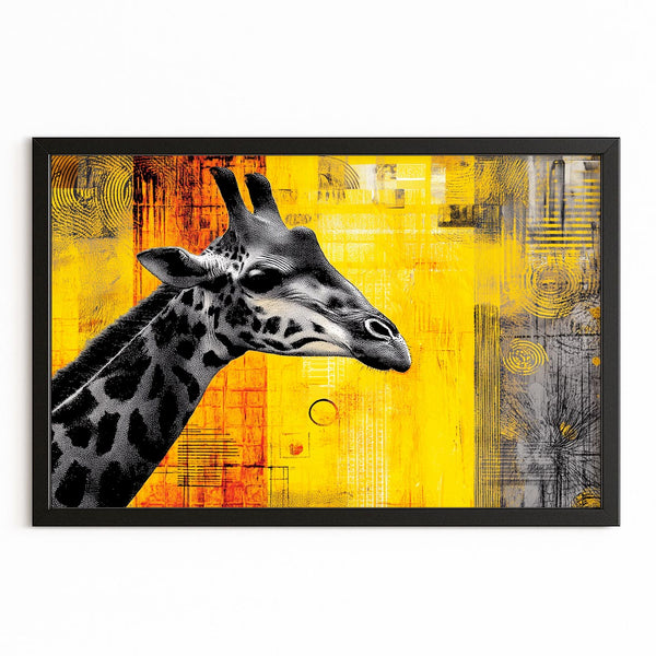 Giraffe Print Yellow