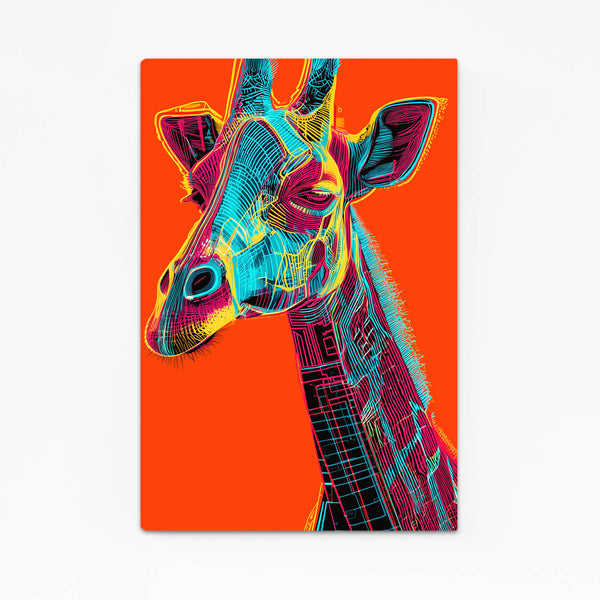 Giraffe Prints On Canvas
