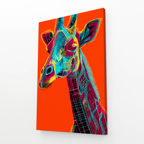 Giraffe Prints On Canvas