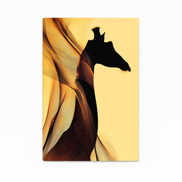 Giraffe Wall Art Yellow