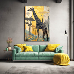 Giraffe Wall Canvas
