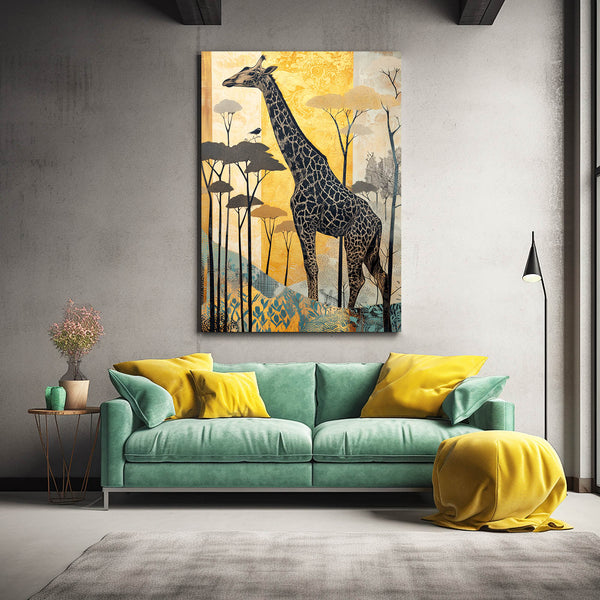 Giraffe Wall Canvas