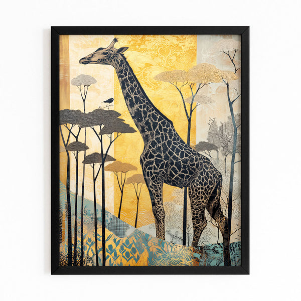 Giraffe Wall Canvas