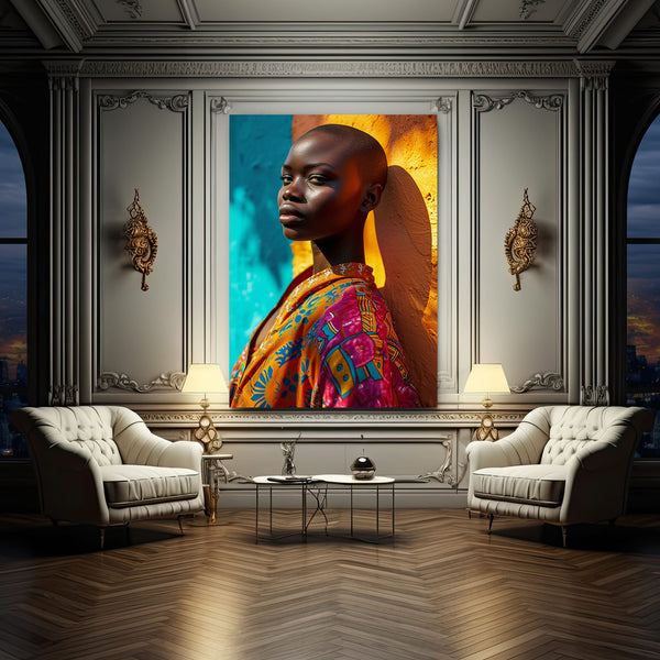 Girl African Wall Art | MusaArtGallery™
