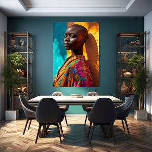 Girl African Wall Art | MusaArtGallery™