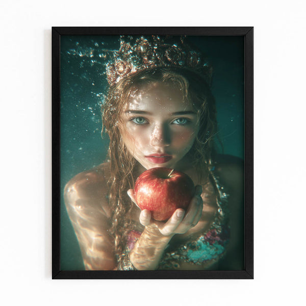 Girl Apple Art