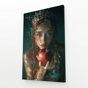 Girl Apple Art