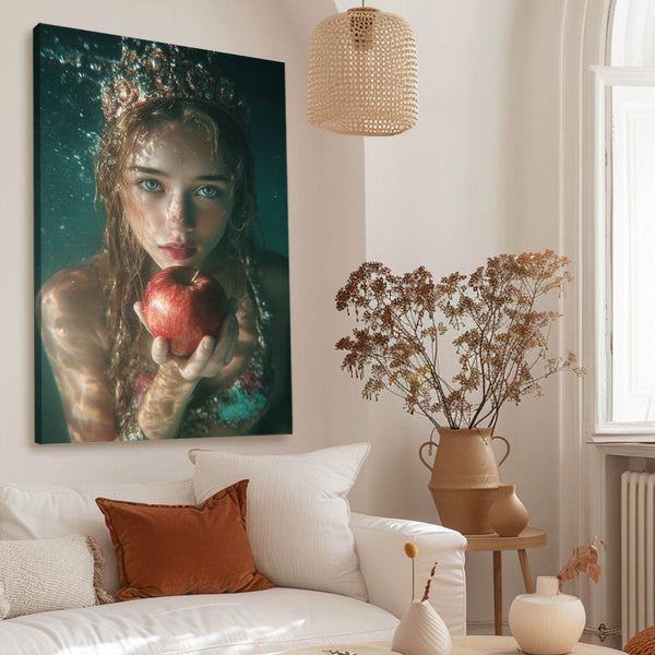Girl Apple Art