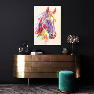 Girl Horse Art