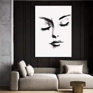 Girl Minimalist Wall Art | MusaArtGallery™