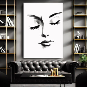 Girl Minimalist Wall Art | MusaArtGallery™