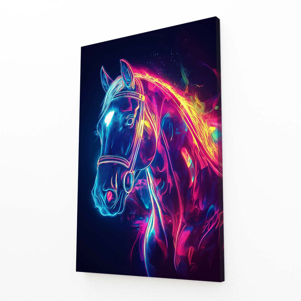 Glowing  Horse Wall Art