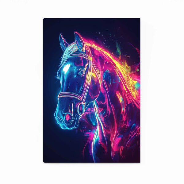 Glowing  Horse Wall Art