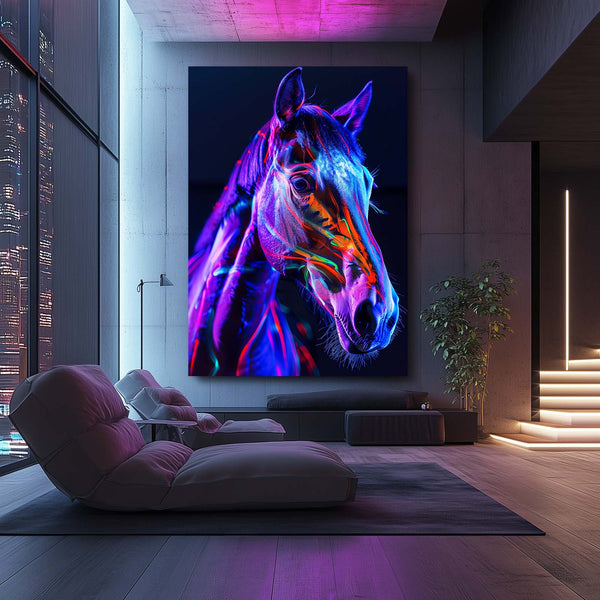 Glowing  Horse Wall Decor