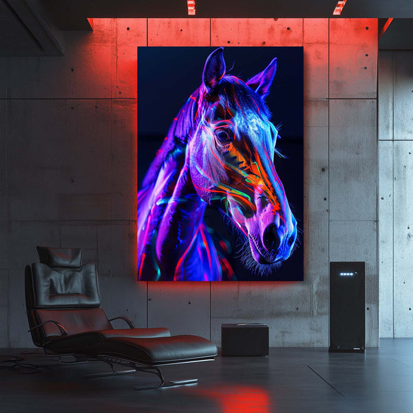Glowing  Horse Wall Decor