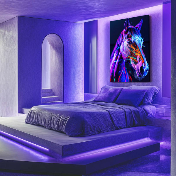 Glowing  Horse Wall Decor
