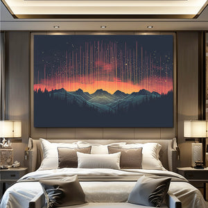 Glowing Night Boho Wall Art | MusaArtGallery™