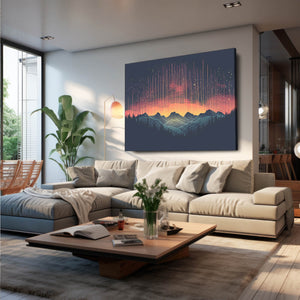 Glowing Night Boho Wall Art | MusaArtGallery™