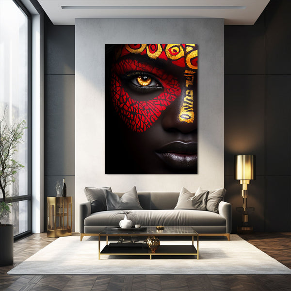 Gold African Wall Art Decor