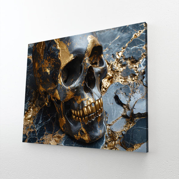 Gold and Silver Skull Art | MusaArtGallery™