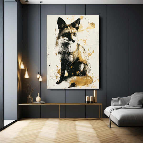 Gold Aura Fox Art | MusaArtGallery™