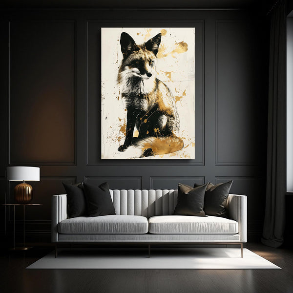 Gold Aura Fox Art | MusaArtGallery™