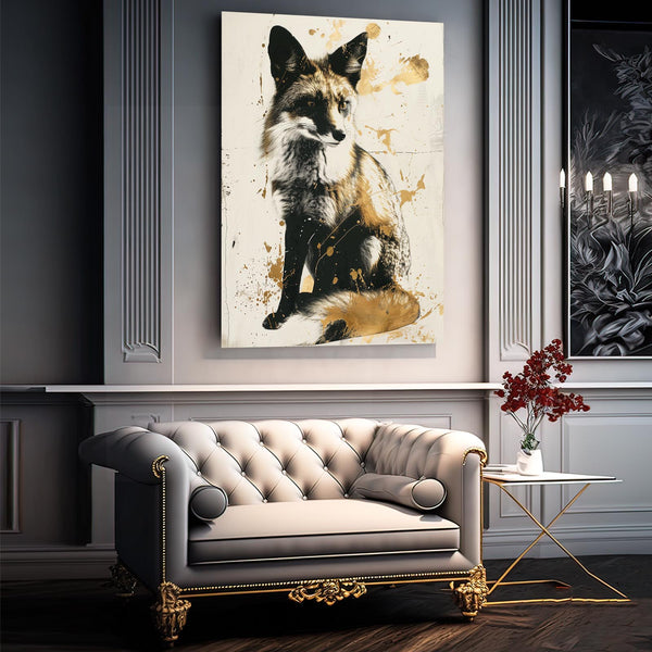 Gold Aura Fox Art | MusaArtGallery™