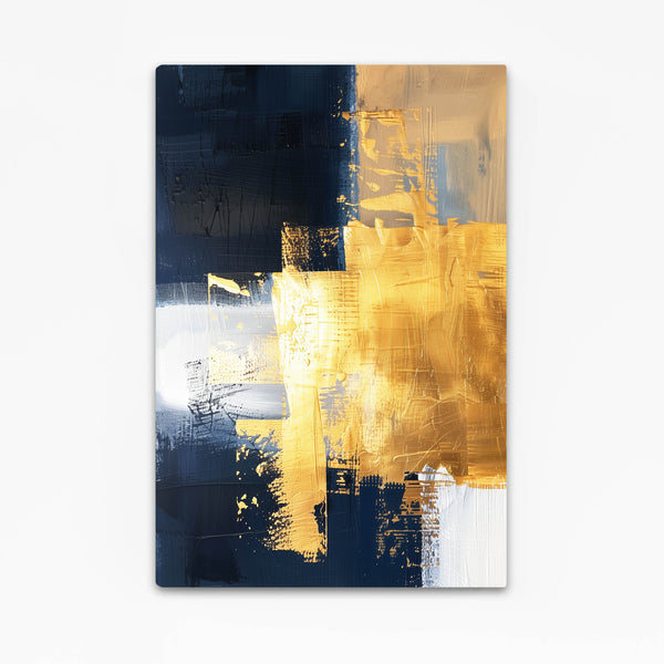 Gold Brush Abstract Art | MusaArtGallery™