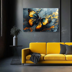 Gold Butterfly Wall Art | MusaArtGallery™