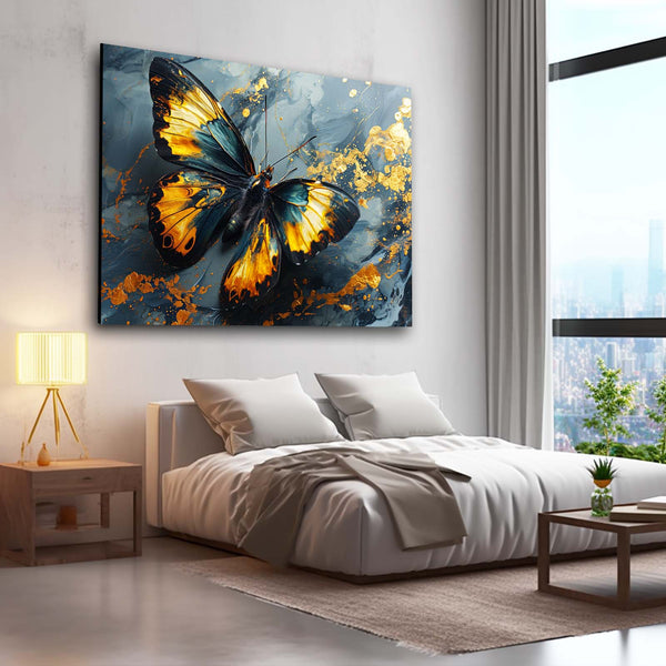 Gold Butterfly Wall Art | MusaArtGallery™