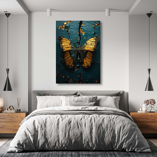 Gold Butterfly Wall Arts | MusaArtGallery™