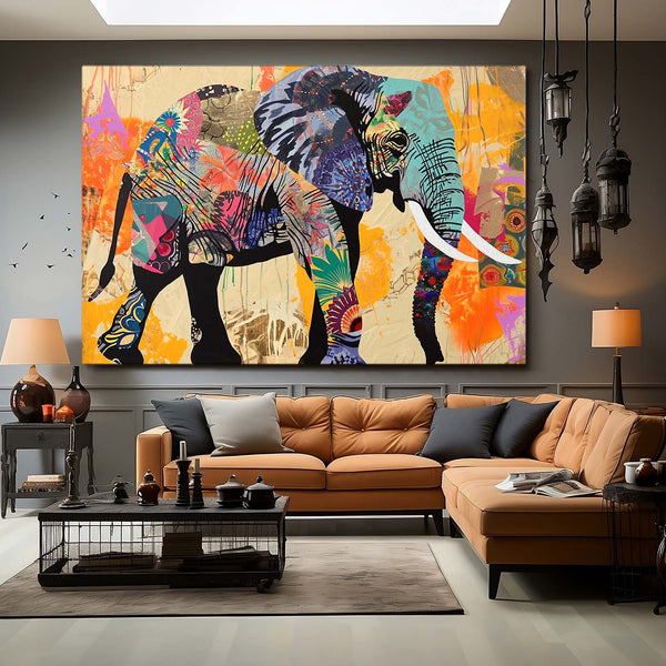 Gold Elephant Wall Art | MusaArtGallery™