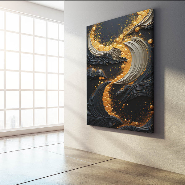 Gold Framed Abstract Wall Art | MusaArtGallery™