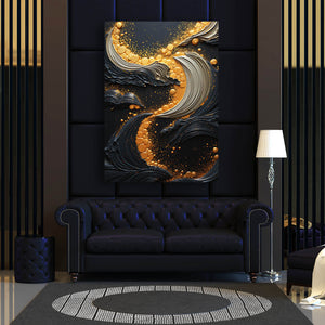 Gold Framed Abstract Wall Art | MusaArtGallery™