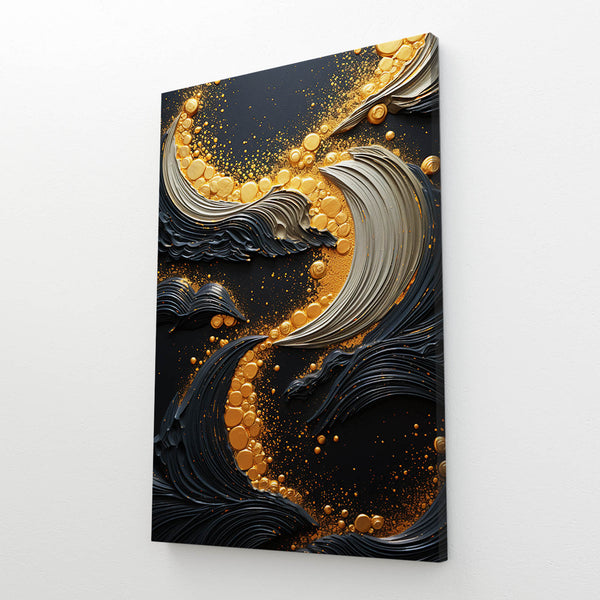 Gold Framed Abstract Wall Art | MusaArtGallery™