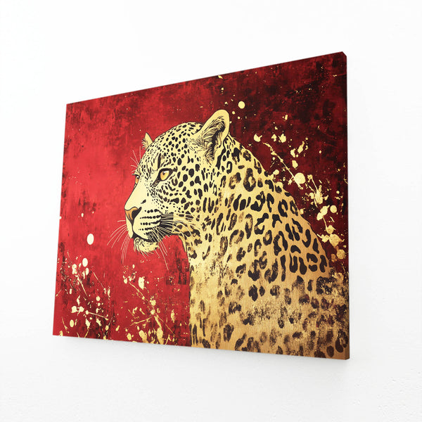 Gold Leopard Wall Art