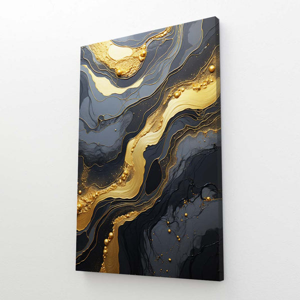 Gold Modern Abstract Art | MusaArtGallery™ 