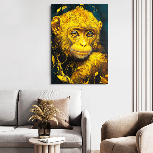 Gold Monkey Art