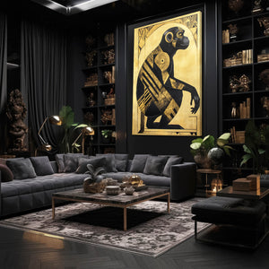 Gold Monkey Canvas