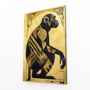 Gold Monkey Canvas
