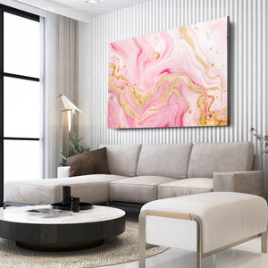 Gold Pink Wall Art   | MusaArtGallery™ 